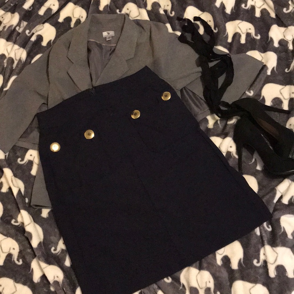 GUC Tory Burch Wool Skirt Size 8